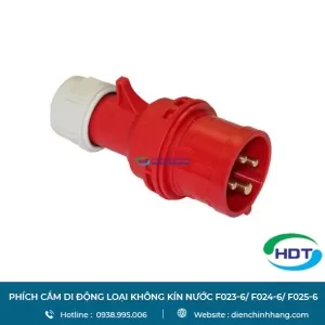 Phích cắm di động loại không kín nước PCE F023-6