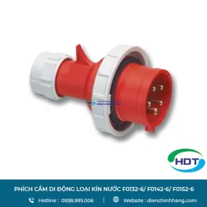 Phích cắm di động loại kín nước PCE F0132-6