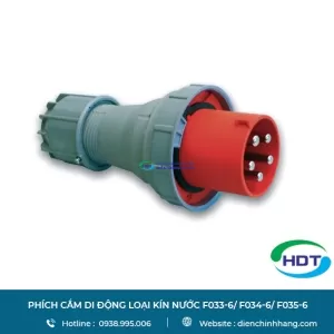 Phích cắm di động loại kín nước PCE F033-6