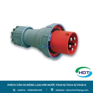 Phích cắm di động loại kín nước PCE F043-6