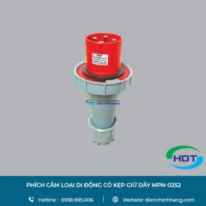 PHÍCH CẮM LOẠI DI ĐỘNG CÓ KẸP GIỮ DÂY MPE MPN-0252