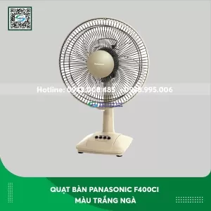 Quạt bàn Panasonic F400CI màu trắng ngà