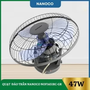 Quạt Đảo Trần Có Remote Nanoco NOF1651RC-GR