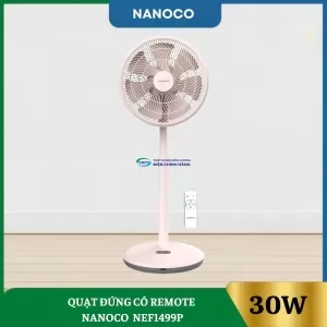 Quạt Đứng Nanoco Có Remote NEF1499P