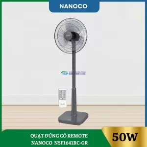 Quạt Đứng Nanoco Có Remote NSF1641RC-GR