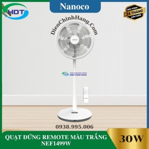 QUẠT ĐỨNG REMOTE MÀU TRẮNG NEF1499W