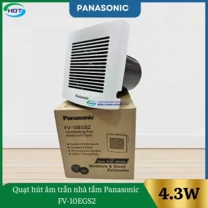 Quạt Hút Âm Trần Nhà Tắm Panasonic FV-10EGS2