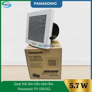 Quạt Hút Âm Trần Nhà Tắm Panasonic FV-15EGS2