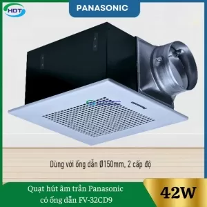 Quạt Hút Âm Trần Panasonic Có Ống Dẫn FV-32CD9