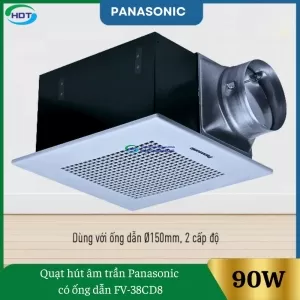 Quạt Hút Âm Trần Panasonic Có Ống Dẫn FV-38CD8