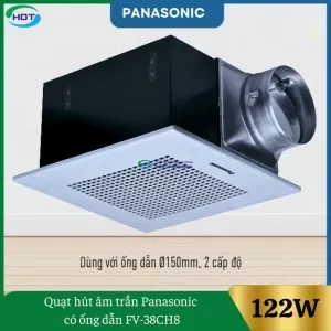 Quạt Hút Âm Trần Panasonic Có Ống Dẫn FV-38CH8