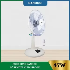 Quạt Lửng Nanoco Có Remote NLF1624RC-BE
