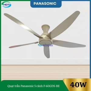 Quạt trần Panasonic 5 cánh F-60GDS-BE màu beige