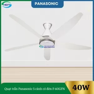 Quạt trần Panasonic 5 cánh F-60GFN có đèn