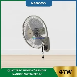 Quạt Treo Tường Có Remote Nanoco NWF1615RC-LG