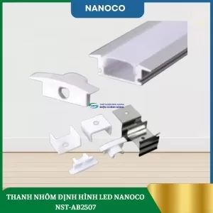 Thanh Nhôm Định Hình Led Nanoco NST-AB2507
