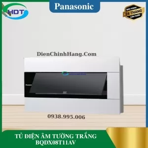 Tủ điện âm tường Panasonic BQDX08T11AV loại 8 đường màu trắng