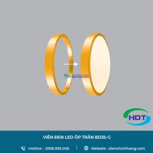 VIỀN ĐÈN LED ỐP TRẦN MPE BD35-G