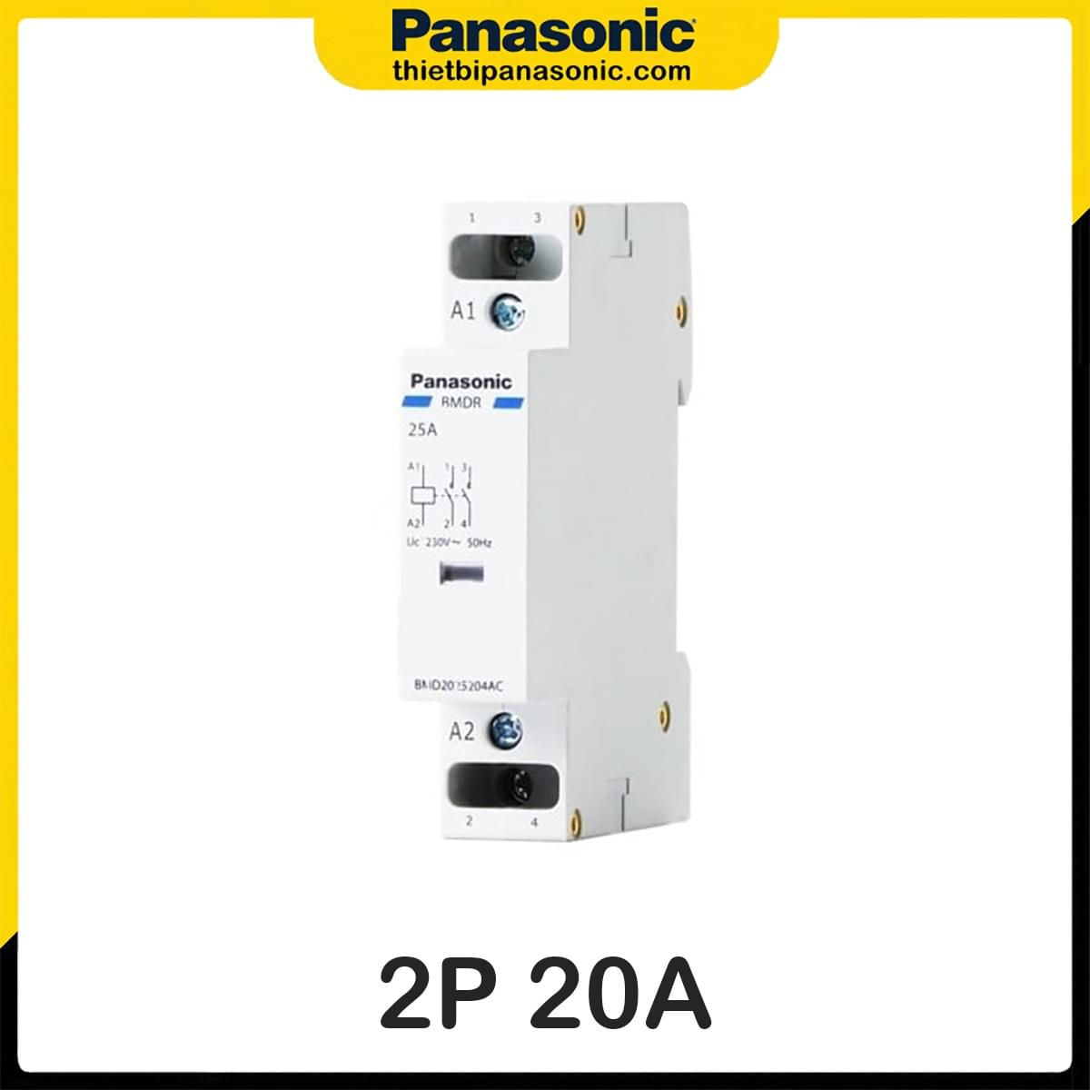 Mồi cbi điện BMD2020204ACV – Contactor 2P 20A Panasonic