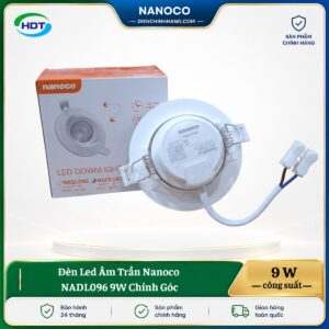 Đèn LED âm trần Nanoco NADL096 9W chỉnh góc