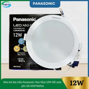 Đèn LED Âm Trần Panasonic Neo Slim 12W Đổi Màu NNP73476A