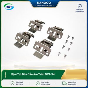 Bộ 4 Tai Đèn Gắn Âm Trần NPL-R4