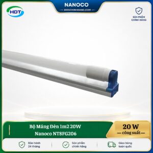 Bộ Máng Đèn 1m2 20W Nanoco NT8FG206