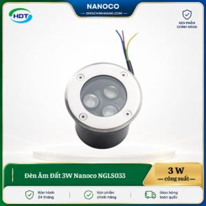 Đèn Âm Đất 3W Nanoco NGLS033
