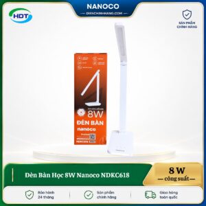 Đèn Bàn Học 8W Nanoco NDKC618