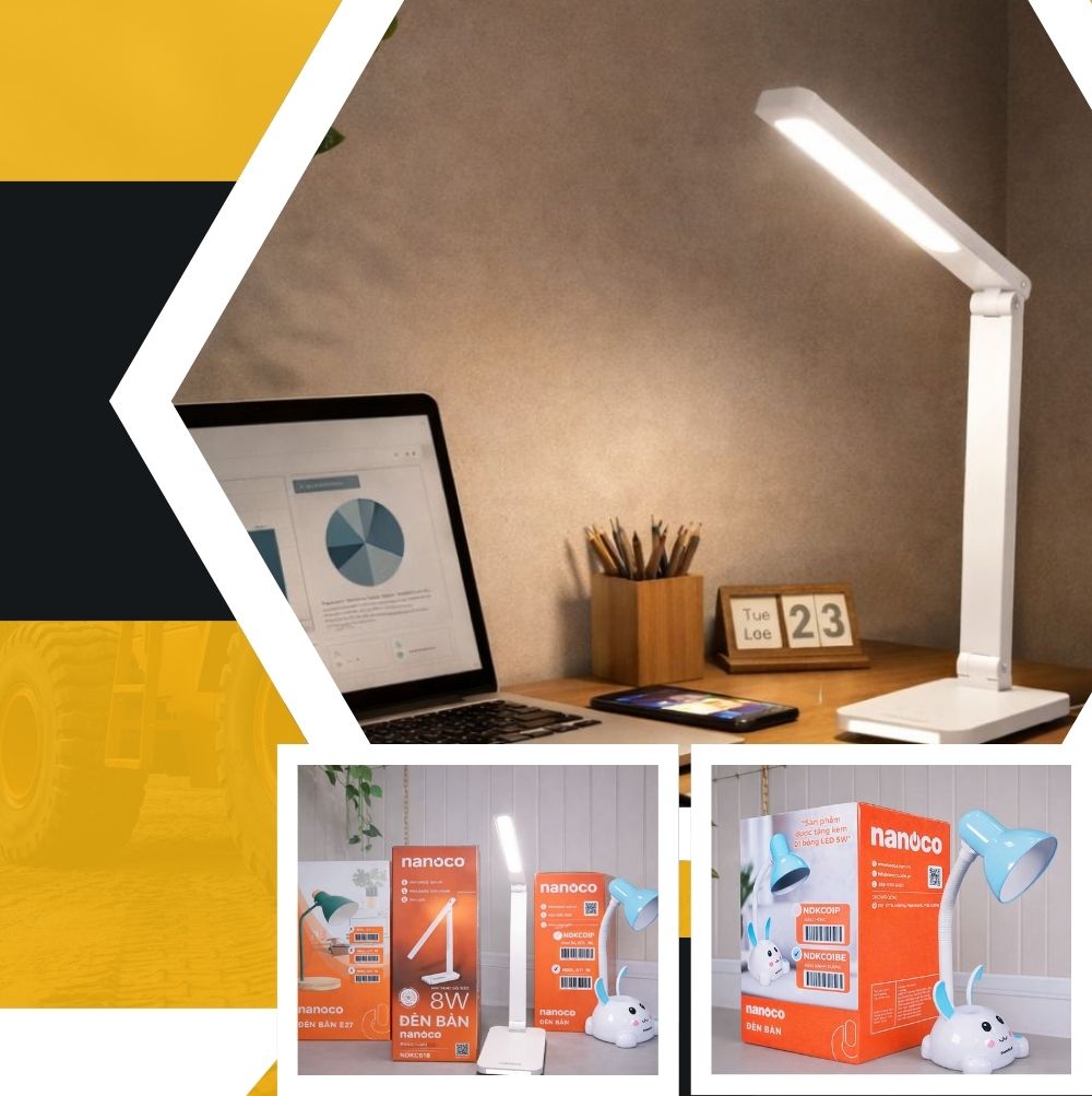 Ứng dụng thực tế của Đèn Bàn Led Nanoco