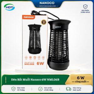 Đèn Bắt Muỗi Nanoco 6W NML06B