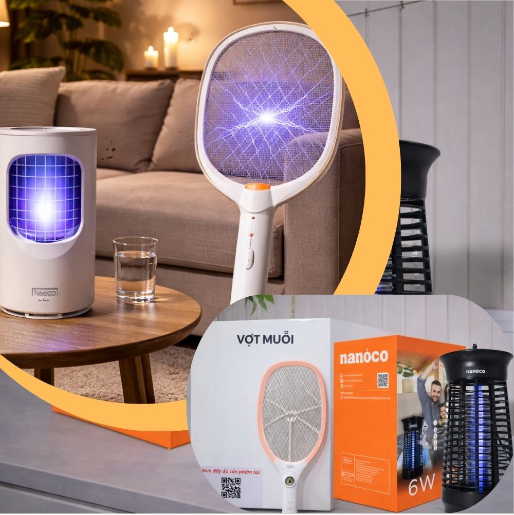 Ứng dụng thực tế của Đèn Bắt Muỗi - Vợt Muỗi Nanoco