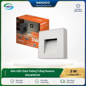 Đèn Hắt Chân Tường Và Cầu Thang Trắng Nanoco NSLM901W