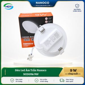 Đèn LED âm trần Nanoco NED096 9W