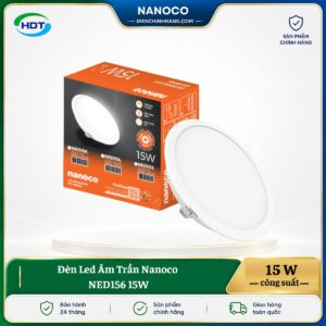 Đèn LED âm trần Nanoco NED156 15W