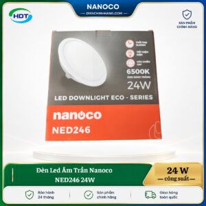 Đèn LED âm trần Nanoco NED246 24W
