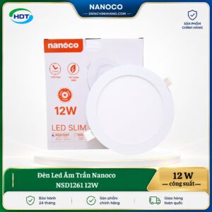 Đèn LED âm trần Nanoco NSD1261 12W