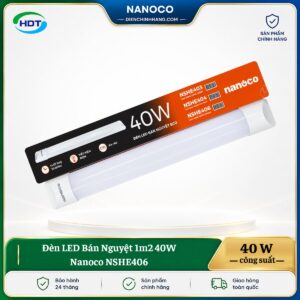 Đèn LED Bán Nguyệt 1m2 40W Nanoco NSHE406
