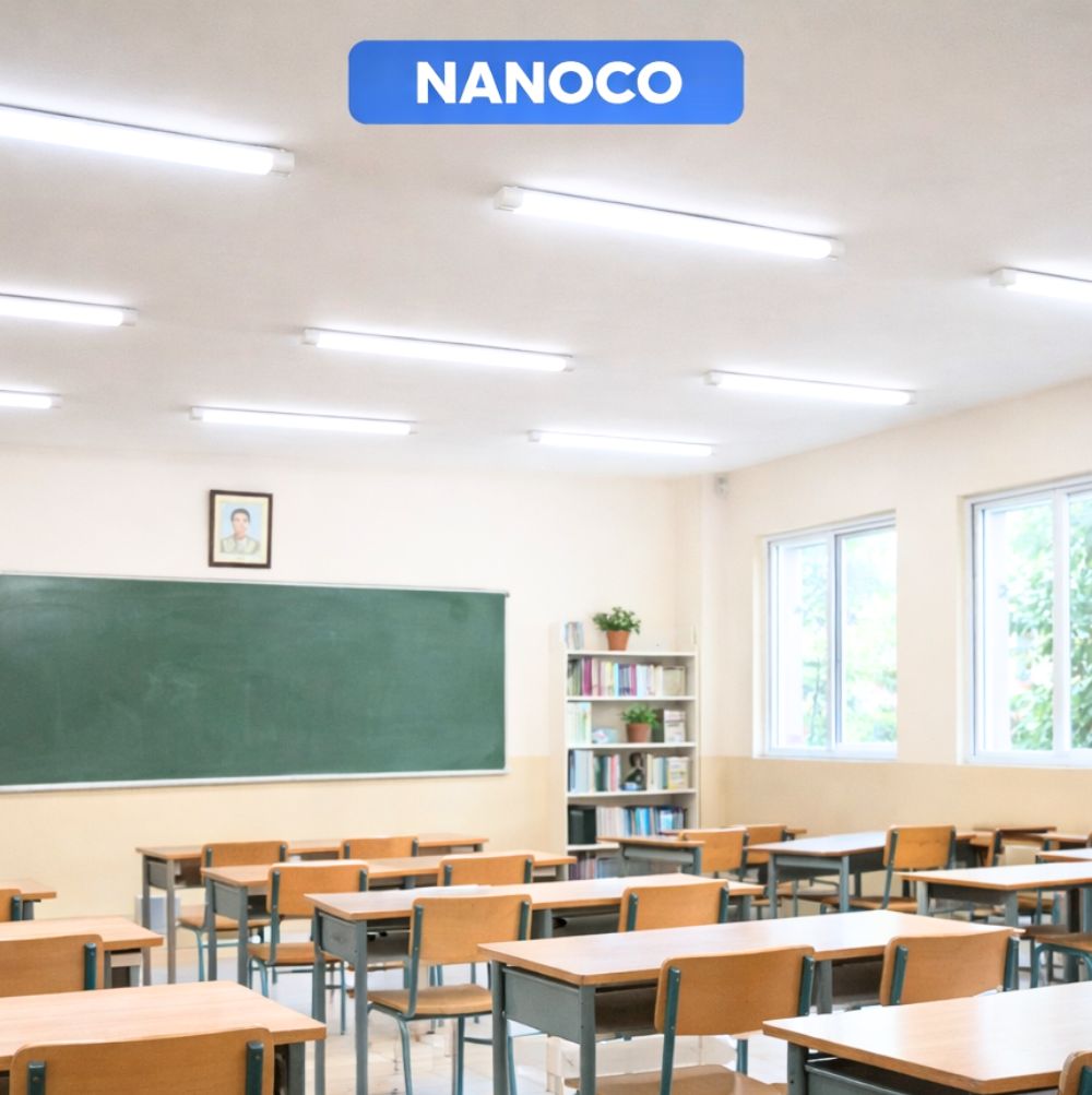 Đèn led bán nguyệt Nanoco trong khung cảnh thực tế