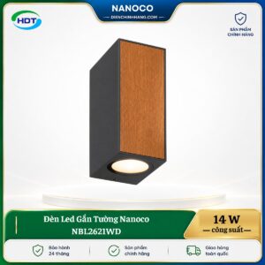 Đèn Led Gắn Tường Nanoco NBL2621WD