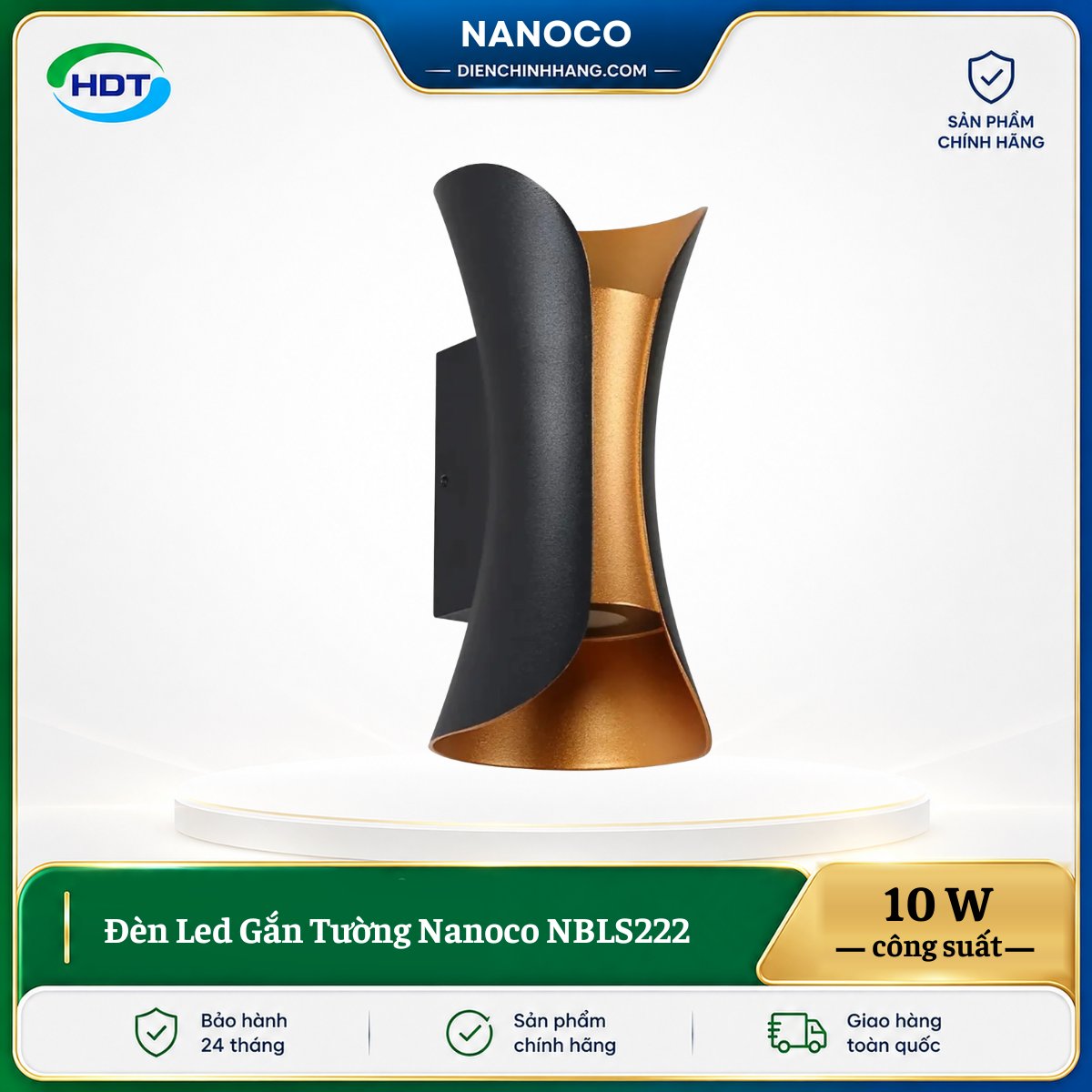 Đèn Led Gắn Tường Nanoco NBLS222