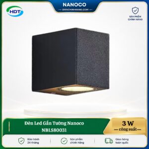 Đèn Led Gắn Tường Nanoco NBLS80031