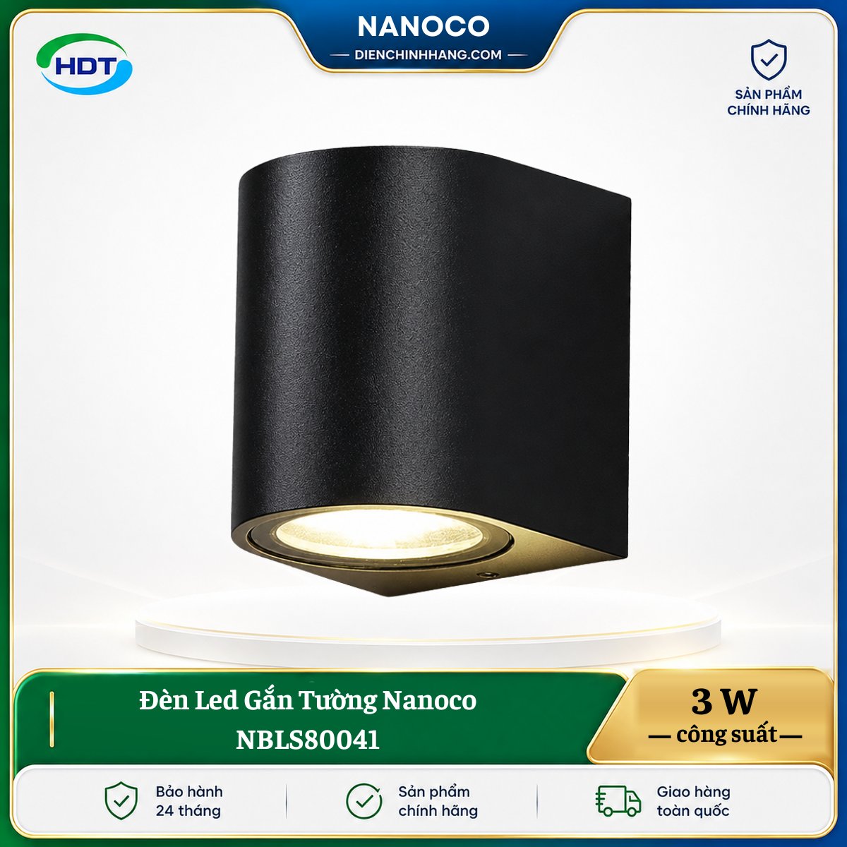 Đèn Led Gắn Tường Nanoco NBLS80041