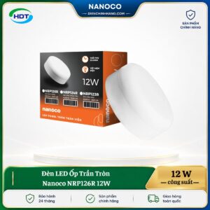 Đèn LED Ốp Trần Tròn Nanoco NRP126R 12W