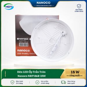 Đèn LED Ốp Trần Tròn Nanoco NRP186R 18W