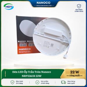 Đèn LED Ốp Trần Tròn Nanoco NRP2261R 22W