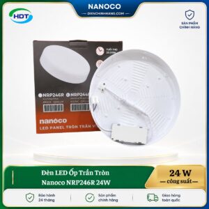 Đèn LED Ốp Trần Tròn Nanoco NRP246R 24W