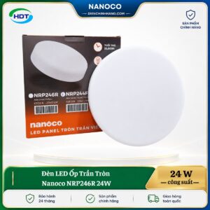 Đèn LED Ốp Trần Tròn Nanoco NRP246R 24W