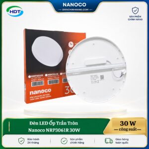 Đèn LED Ốp Trần Tròn Nanoco NRP3061R 30W