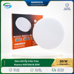Đèn LED Ốp Trần Tròn Nanoco NRP3061R 30W